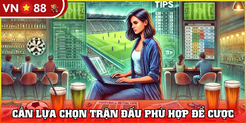Chọn trận đấu để xuống tiền rất quan trọng